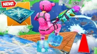 *NEW* FREEZE TRAP From *MAX HEIGHT* In Fortnite Battle Royale!