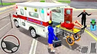 Ambulance gameplay 🏥 drive ambulance 🚨 hospital in Hindi #games #youtube#1m #ambulance#ambulancegame