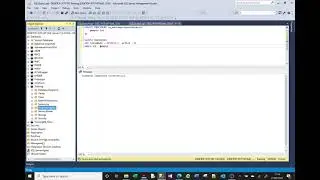 MS SQL tutorial demonstrating creating stored procedures with parameters