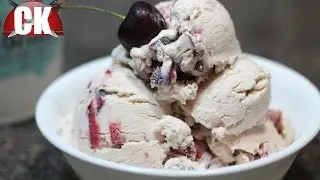 How to make Cherry Ice Cream   Chef Kendra's Easy Cooking