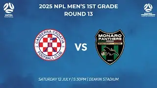 Capital Football NPL Men's 1st Grade Round 14 - Canberra Croatia FC vs Monaro Panthers FC