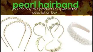 Pearl hairband // you can buy this product link given in the description box // funjoy
