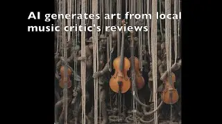 AI generates art from local music critic's reviews