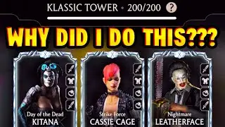 Fatal Klassic Tower 200 with TRASH Random Team in MK Mobile.