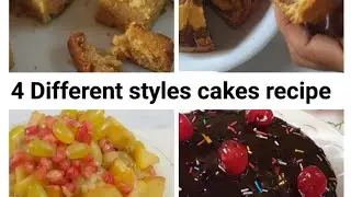 4 разных вида пирожных | закуска к чаю | рецепт от Shabana's Kitchen