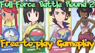 F2P: Full-Force Battle! Round 2 Team feat. Swanna, Vileplume + Xerneas | Trials on the Isle