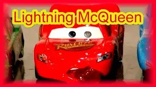 Pixar Cars  Nature Drive Lightning McQueen Unboxing + Delinquent Road Hazards Caught by Sheriff