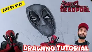 Drawing Deadpool 😎( Deadpool & Wolverine ) Drawing Tutorial