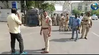 Heavy Security Deployed at CM Camp Office in Begumpet, Protests over Intermediate Results | Overseas