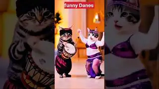 Ai funny Danes #shortsfeed #dance #funny #cat #cartoon #Riya ai shorts 💯✅