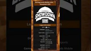 BGMI Upcoming Tournaments 2025 🔥 | Showdown Series, IND KR JAP, Upthrust, Reliance LAN