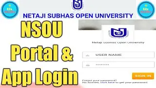 NSOU Portal Login || NSOU App Login || NSOU Student Portal Tutorial || NSOU Books & E-Lectures🔥🔥🔥