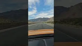 Red rock canyon drive with mustang 🔴🪨🤘🚗