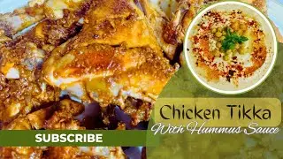 How to Make Chicken Tikka with Creamy Hummus Sauce | Easy BBQ Chicken Recipe