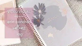 Erin Condren Wellness Log |  Wellness | Habit Tracking | Wellness Tracking