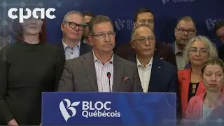 YF Blanchet répond aux questions alors que le groupe parl du Bloc se réunit – 25 janvier 2026