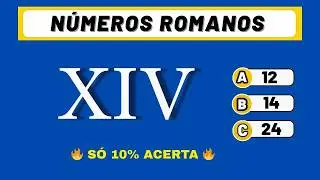 ✅ Números Romanos! I  Matemática Básica em Forma de Quiz #numerosromanos #algarismos romanos