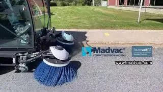 The ONLY sidewalk sweeper built in North America - Madvac LS175