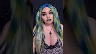 New zury sis #lacefrontwig Sammi in green #rainbow #zurysis #lacefront #wig #hair #colorful #longwig