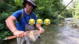 Il mostro del fiume Tronto (European Nimph Fly Fishing)