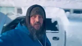 Экстремальные морозы на Аляске / выкапываю свой грузовик при температуре -25 градусов ниже нуля