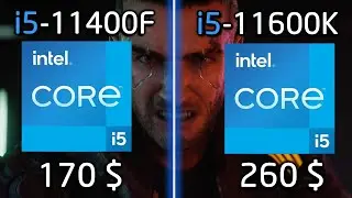 Intel i5-11400F vs i5-11600K // RTX 3090 // Test in 7 Games // 1080p, 1440p,  2160p