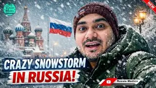 Snowfall in Russia 🇷🇺  | winter life in abroad | 2026