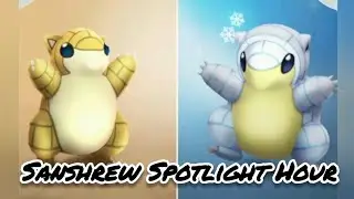 Pokemon Go : Sandshrew Spotlight Hour 穿山鼠聚焦时刻