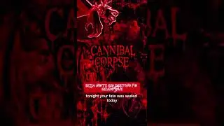 Evisceration Plague - cannibal corpse #rock #music #metal #lyrics #edit #cannibalcorpseshirt