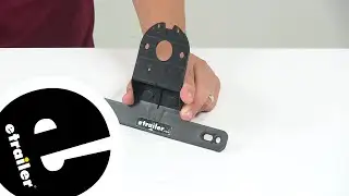 etrailer | Checking Out the Trailer License Plate Mount Bracket, Straight, Rust Proof Polymer