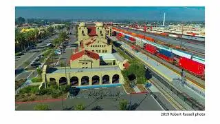 Santa Fe Railway Depot at San Bernardino, CA