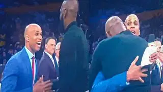 LeBron James Surprises Richard Jefferson On Christmas Day before Game vs Houston Rockets