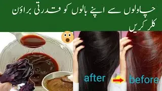 Dark Brown Hair Dye at Home! Instant Grey Coverage 💯 | Quick & Easy Hair Color Tutorial 😱