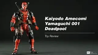 Kaiyodo Revoltech Amecomi Yamaguchi 001 Deadpool action figure toy review