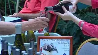 Concord Gourmet Chocolate Festival chocolate & wine pairing