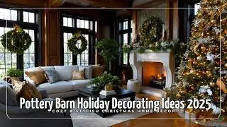 Pottery Barn Holiday Decorating Ideas 2025 | Cozy & Stylish Christmas Home D&eacute;cor