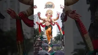 Khetwadi cha maharaja 1984-2025 #ganpatibappamorya #mumbaicheganpati #ganeshaagman2025 #viral #video