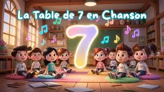 La Table de 7 en Chanson 🎵 Apprendre en S&rsquo;amusant