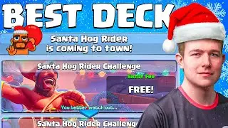 Best Deck for Santa Hog Rider Challenge in Clash Royale! Win Exclusive Emote