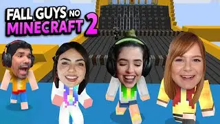 FIZEMOS NOVAS FASES DO FALL GUYS NO MINECRAFT! MAPAS ABSURDOS!
