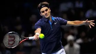 Roger Federer forehand compilation SLOW MOTION