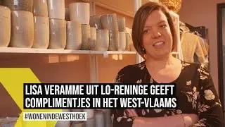 Lisa Veramme uit Lo-Reninge geeft complimentjes in het West-Vlaams
