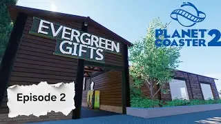 Let's go shopping! (Evergreen Valley Ep 2) [Planet Coaster 2]
