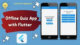 Offline Quiz App with Flutter | Tutorial for Beginners