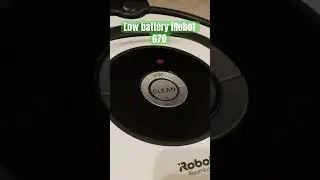 Low battery iRobot 670