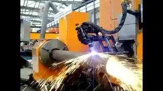 6 axis cnc pipe profile cutting machine
