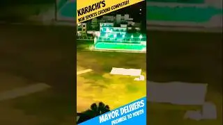 Karachi&rsquo;s New Sports Ground Completed! Mayor Delivers Promise to Youth  #KarachiWorks