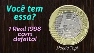 VOC&Ecirc; TEM ESSA? 1 REAL 1998 COM DEFEITO! MOEDA TOP!