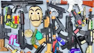 INSANE Toy Gun Arsenal! AK 47, SCAR L, M4 Rifles, Pump Shotguns & Money Heist Dali Mask