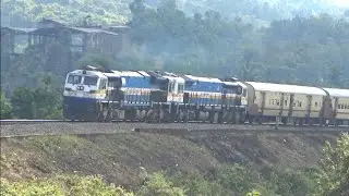 Silchar - Sealdah KANCHANJUNGA Express 13176 Crossing Barak River